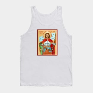 St Joan of Arc Am Not Afraid I Was Born Do This Saint Tank Top